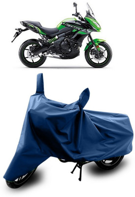 DeepShakshi AUTOMOTIVE Waterproof Two Wheeler Cover for Kawasaki(Blue)