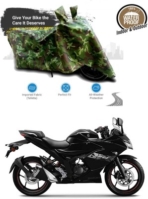 Furious3D Waterproof Two Wheeler Cover for Suzuki(Gixxer SF, Multicolor)