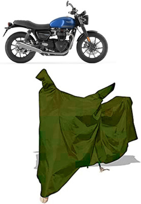 Amexride Two Wheeler Cover for Triumph(Street Twin, Maroon)