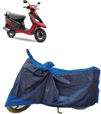 ANTOFY Two Wheeler Cover for TVS(Scooty Pep Plus, Multicolor)