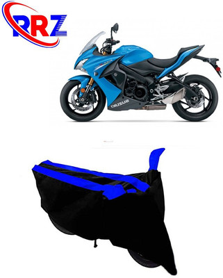 RRZ Waterproof Two Wheeler Cover for Suzuki(GSX S1000F, Black, Blue)