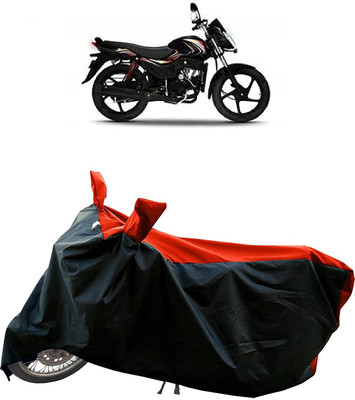 KEDIT Two Wheeler Cover for Mahindra(Pantero, Red, Black)