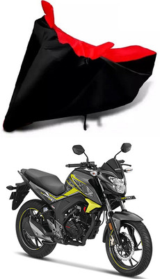 DSAMI Two Wheeler Cover for Honda(CB Hornet 160R, Black, Red)