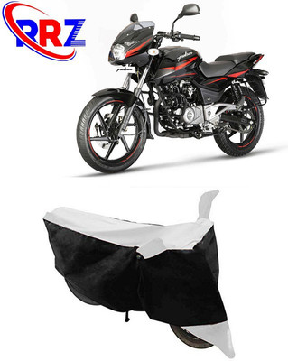 RRZ Waterproof Two Wheeler Cover for Bajaj(Pulsar 180 DTS-i, Black, White)