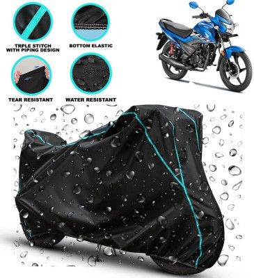 kerwa Waterproof Two Wheeler Cover for Honda(Livo, Black)