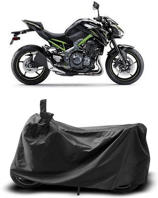 AASHTIK MART Two Wheeler Cover for Kawasaki(Z900RS BS6, Black)