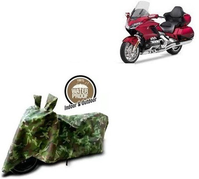 THE REAL ARV Waterproof Two Wheeler Cover for Honda(Gold Wing GL1800, Multicolor)