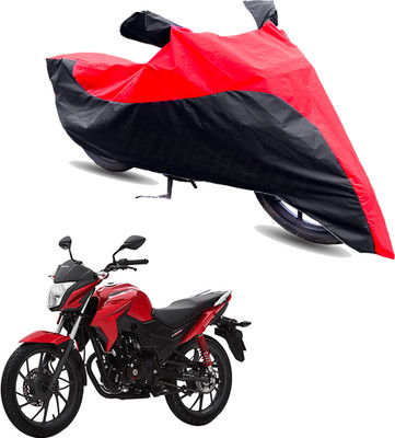 Motodreka Two Wheeler Cover for Honda(CB Twister, Red, Black)