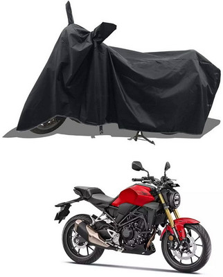 PAGORA Waterproof Two Wheeler Cover for Honda(CB300R, Black)