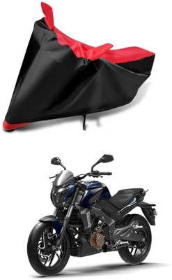 AutoGalaxy Waterproof Two Wheeler Cover for Bajaj(Dominar 250, Red, Black)