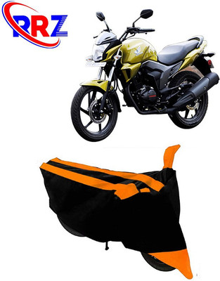 RRZ Waterproof Two Wheeler Cover for Honda(Trigger, Black, Orange)