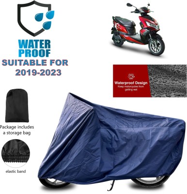 GOSHIV-car and bike accessories Waterproof Two Wheeler Cover for Okinawa(Blue)