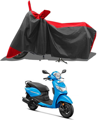 KEDIT Two Wheeler Cover for Hero(Pleasure Plus, Red)