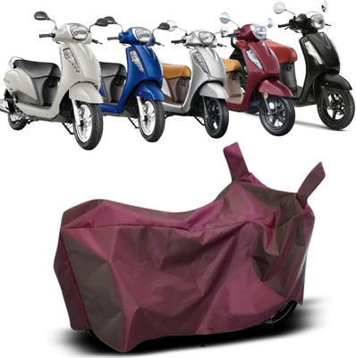 AUTOCAD Waterproof Two Wheeler Cover for Suzuki(Access, Maroon)