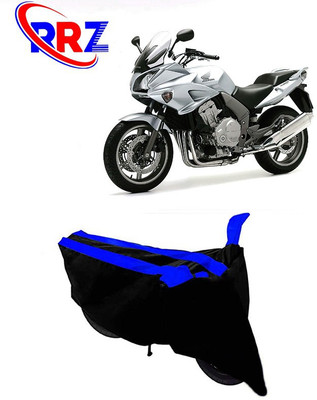 RRZ Waterproof Two Wheeler Cover for Honda(CBF 1000, Black, Blue)