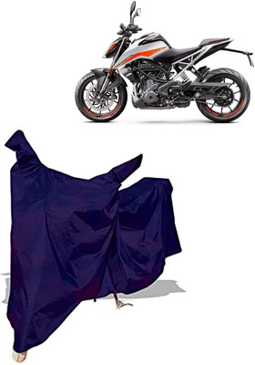 Amexride Two Wheeler Cover for KTM(Duke 390, Blue)