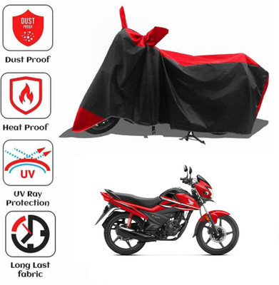 AIKOZIYA Waterproof Two Wheeler Cover for Honda(Livo, Black, Red)