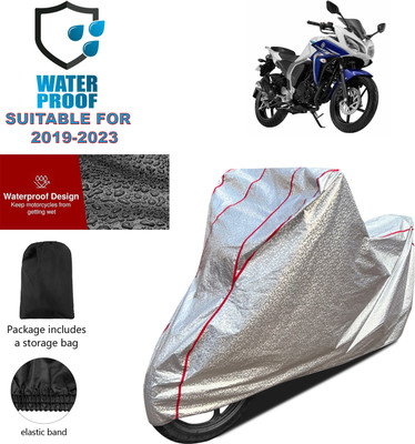 PAGORA Waterproof Two Wheeler Cover for Yamaha(Fazer-250 BS6, Silver)