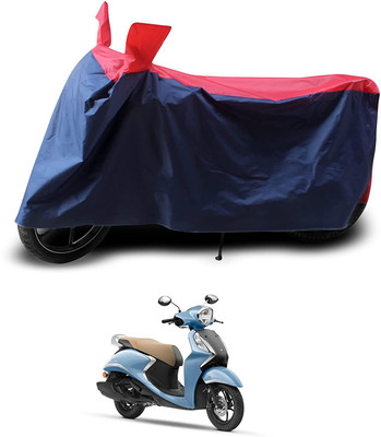 KEDIT Two Wheeler Cover for Yamaha(Fascino 125 FI, Red, Blue)