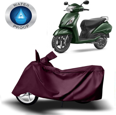 Autoinnovation Two Wheeler Cover for TVS(Jupiter 125, Maroon)