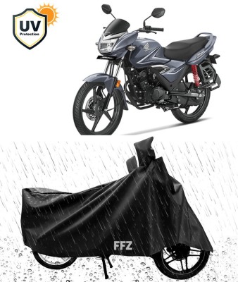 FFZ Waterproof Two Wheeler Cover for Honda(CB Shine, Black)