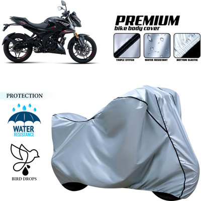 PAGORA Waterproof Two Wheeler Cover for Bajaj(Pulsar N160, Silver)