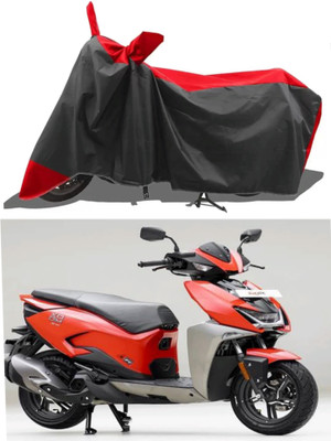 WMIZEXA Waterproof Two Wheeler Cover for Hero(Scooty, Red, Black)