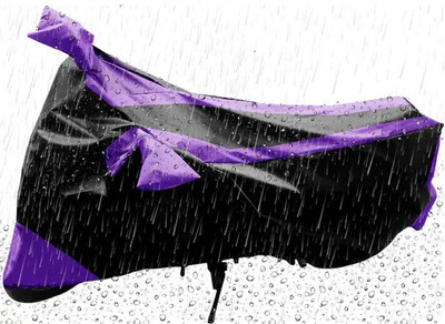 SRP PRODUCT Waterproof Two Wheeler Cover for Hero(Impulse, Black, Purple)
