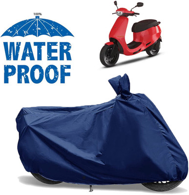 AUTOCAD Waterproof Two Wheeler Cover for Ola(Blue)