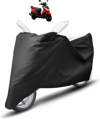Caronix Two Wheeler Cover for Yamaha(Ray Z, White)