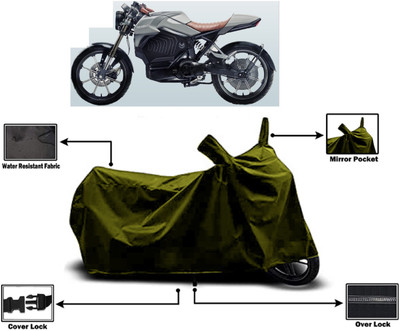 Amexride Two Wheeler Cover for Revolt(RV Cafe Racer, Green)