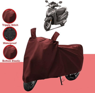 HWSXQAE Two Wheeler Cover for Honda(Maroon)