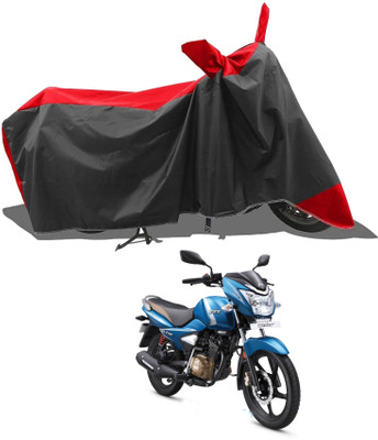 KEDIT Two Wheeler Cover for TVS(Red, Black)