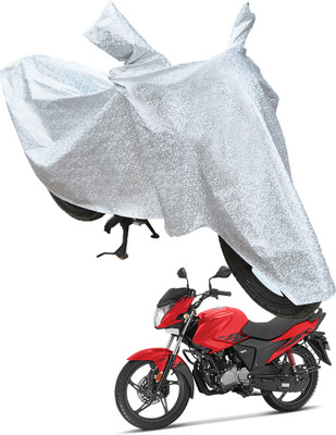 RiderShine Waterproof Two Wheeler Cover for Hero(Glamour i3s BS6, Silver)
