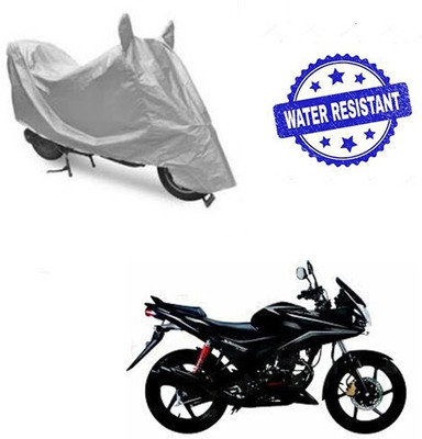 DeepShakshi AUTOMOTIVE Waterproof Two Wheeler Cover for Honda(CBF Stunner, Silver)
