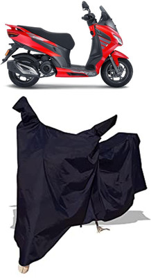 Amexride Two Wheeler Cover for Aprilia(SXR 160, Black)