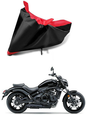 AutoGalaxy Waterproof Two Wheeler Cover for Kawasaki(Vulcan S, Red, Black)