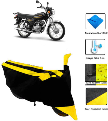 SIRAS Waterproof Two Wheeler Cover for Yamaha(Crux, Yellow)