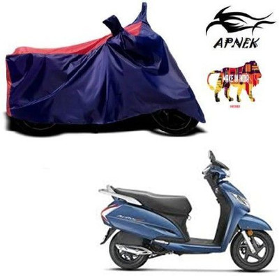 DeepShakshi AUTOMOTIVE Waterproof Two Wheeler Cover for Honda(Activa, Red, Blue)