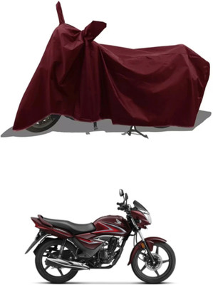 WMIZEXA Waterproof Two Wheeler Cover for Honda(CB Shine, Maroon)