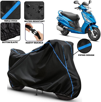 AutoGalaxy Waterproof Two Wheeler Cover for Hero(Maestro, Black)