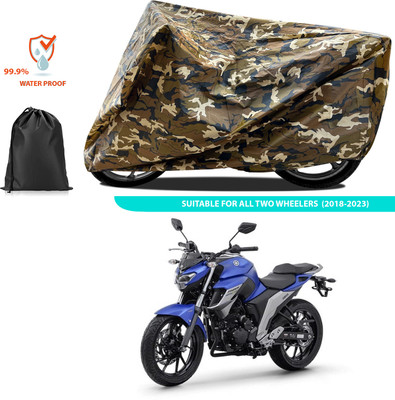 CODOKI Two Wheeler Cover for Yamaha(Fazer, Yellow)