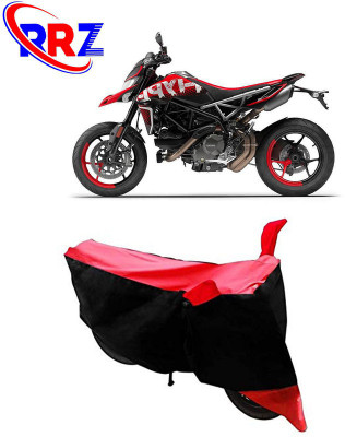 RRZ Waterproof Two Wheeler Cover for Ducati(Hypermotard, Black, Red)