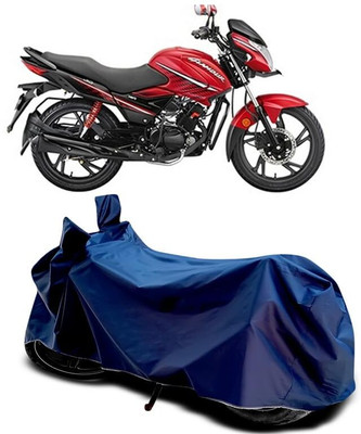 AASHTIK MART Two Wheeler Cover for Hero(Glamour i3s, Blue)