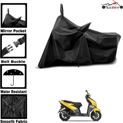 AASHTIK MART Two Wheeler Cover for TVS(NTORQ, Black)