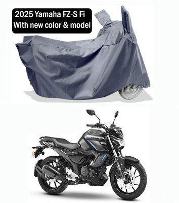 Amexride Two Wheeler Cover for Yamaha(FZS-FI, Grey)