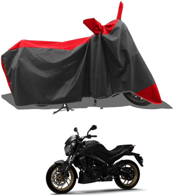 KEDIT Two Wheeler Cover for Bajaj(Dominar 400, Red)