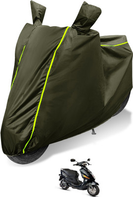 Auto Hub Waterproof Two Wheeler Cover for Hero(Electric Cruz, Green)