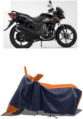 SUGASHRI Waterproof Two Wheeler Cover for TVS(Flame 125, Orange, Blue)