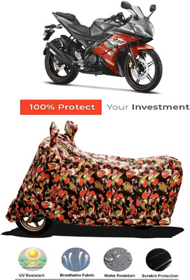 Amexride Two Wheeler Cover for Yamaha(YZF R15 Ver 2.0, Multicolor)